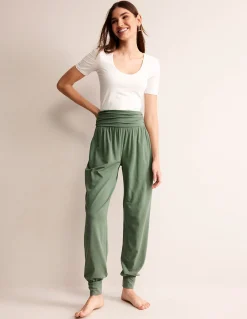 Bas de jogging sarouel en jersey