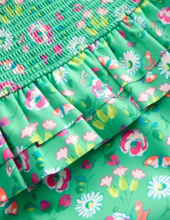 Bikini à smocks et basque