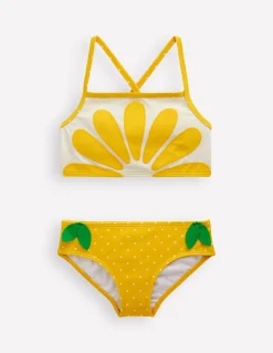Bikini croisé dans le dos à logo