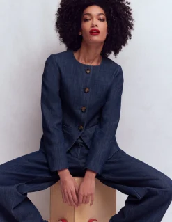 Blazer Hampstead en sergé de coton