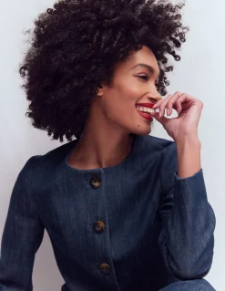 Blazer Hampstead en sergé de coton