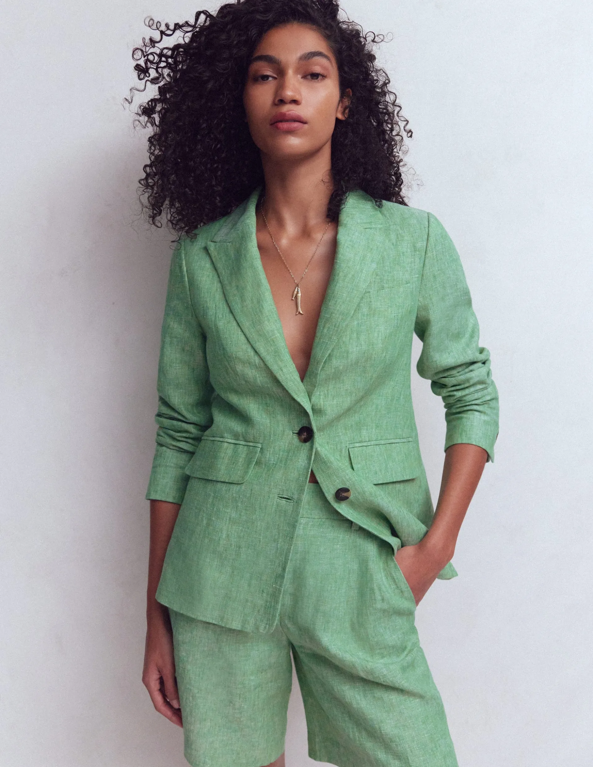 Blazer Stamford en lin