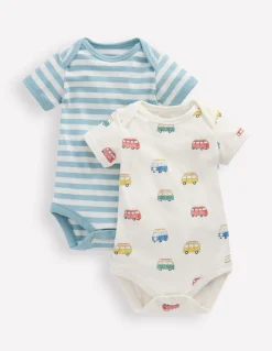 2 bodies à manches courtes