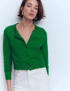 Cardigan court Emilia en coton