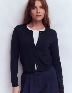 Cardigan court Emilia en coton