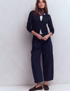 Cardigan court Emilia en coton