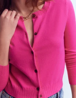 Cardigan court Emilia en coton