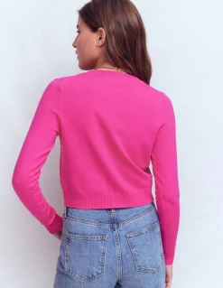 Cardigan court Emilia en coton