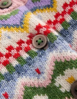 Cardigan Edie à motif jacquard