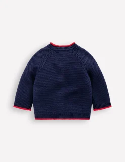 Cardigan en coton avec logo