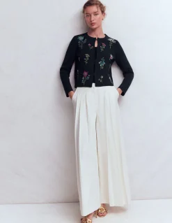 Cardigan en maille ornementé