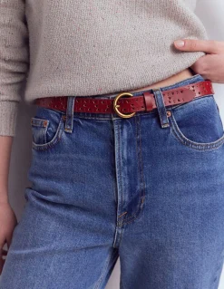 Ceinture à découpes richelieus