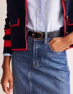 Ceinture classique en cuir