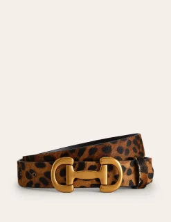 Ceinture Iris à mors en cuir