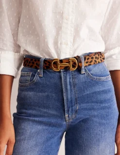 Ceinture Iris à mors en cuir