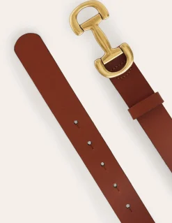 Ceinture Iris à mors en cuir