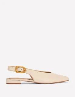 Chaussures plates couvrantes à bout pointu