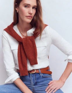 Chemise avec poche surpiquée