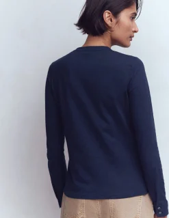 Chemise avec poche surpiquée