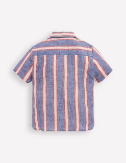 Chemise en coton et lin