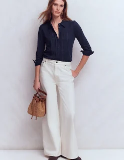 Chemise en jersey à détails