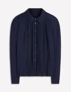 Chemise en jersey à détails