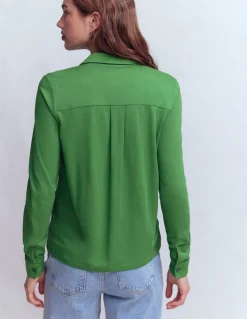 Chemise en jersey à détails
