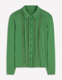 Chemise en jersey à détails