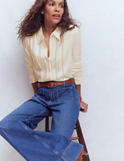 Chemise en jersey à détails