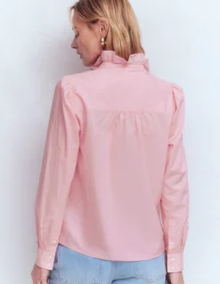 Chemise Isabel en coton à volants