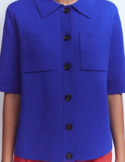 Chemise manches courtes en maille