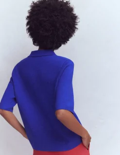 Chemise manches courtes en maille