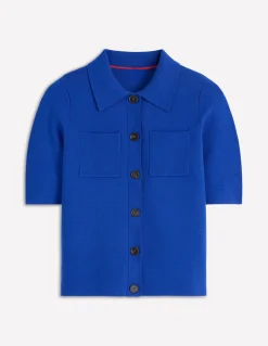 Chemise manches courtes en maille