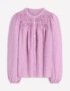 Chemise Mya smockée en jersey