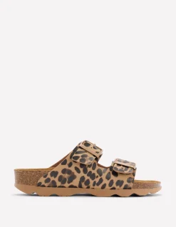 Claquettes Lyla imprimées à boucles