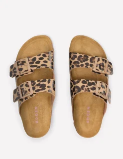 Claquettes Lyla imprimées à boucles