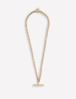 Collier chaîne à barre en T