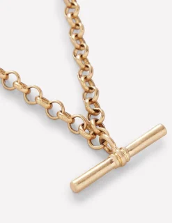 Collier chaîne à barre en T