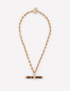 Collier Interest en résine à barre en T