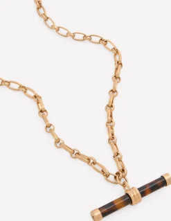 Collier Interest en résine à barre en T