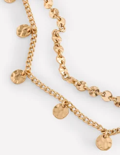 Collier martelé et superposé à disques