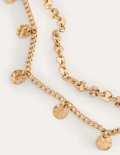 Collier martelé et superposé à disques