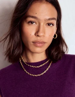 Collier torsadé vintage effet accumulation