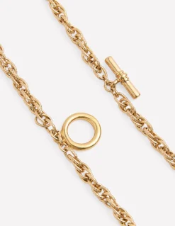 Collier torsadé vintage effet accumulation