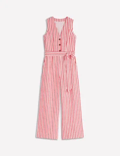 Combinaison Laura à col V en lin