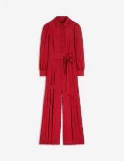 Combinaison palazzo boutonnée