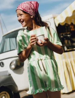 Combishort décontracté en éponge