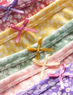 7 culottes en pointelle