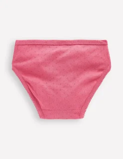 7 culottes en pointelle