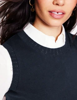 Débardeur à col rond Emilia en coton